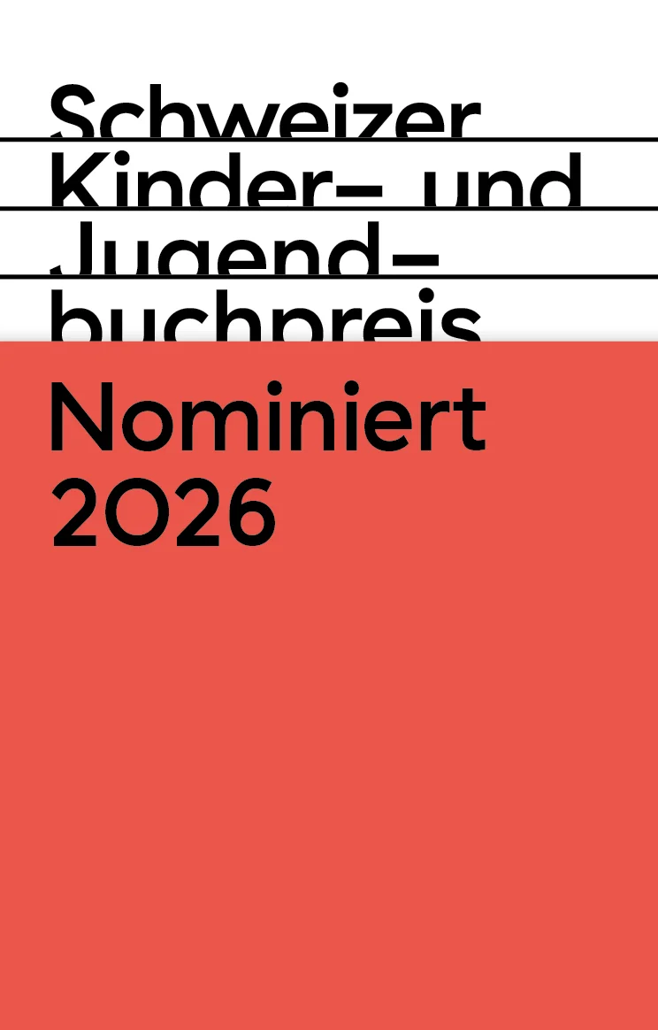 Sticker »Schweizer Kinder- und Jugendbuchpreis«, Nominiert 2026